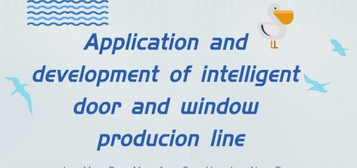 Application and development of intelligent door and window production line