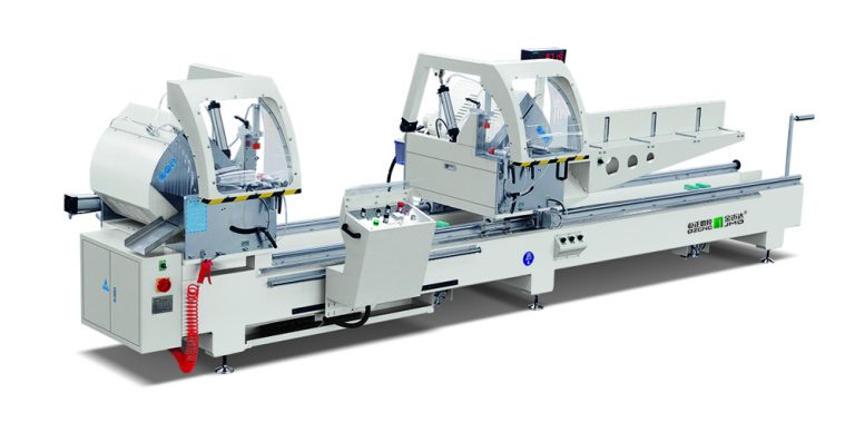 Matters needing attention when working with double-head cutting saw for aluminum alloy windows and doors processing production line