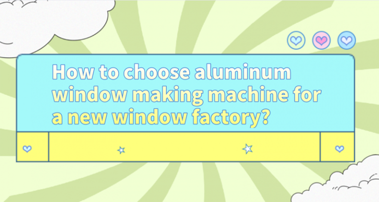 Can aluminum Window machines and UPVC Window machines be used mixed?